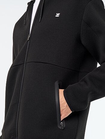 Neopreen-achtige hoodie