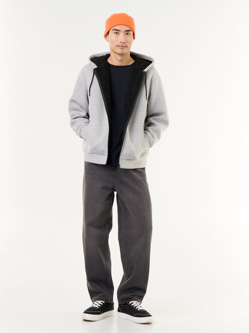 Neopreen sweatvest met rits en capuchon - Kiabi Neopreen sweatvest met rits en capuchon - Kiabi