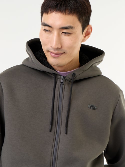 Neopreen sweatvest met rits en capuchon - Kiabi Neopreen sweatvest met rits en capuchon - Kiabi