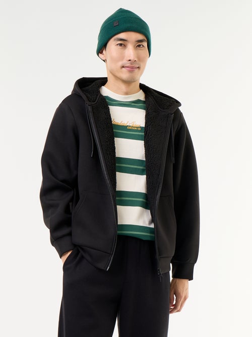 Neopreen sweatvest met rits en capuchon - Kiabi