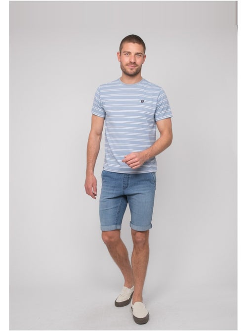 Nerlando fijn gestreept matrozen t-shirt - Kiabi Nerlando fijn gestreept matrozen t-shirt - Kiabi