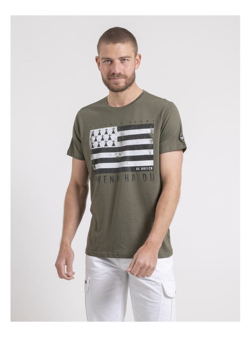 Nevenou t-shirt met ronde hals van puur katoen - Kiabi