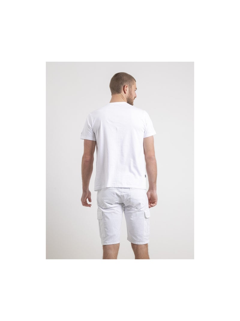 Nevenou t-shirt met ronde hals van puur katoen Wit - Kiabi