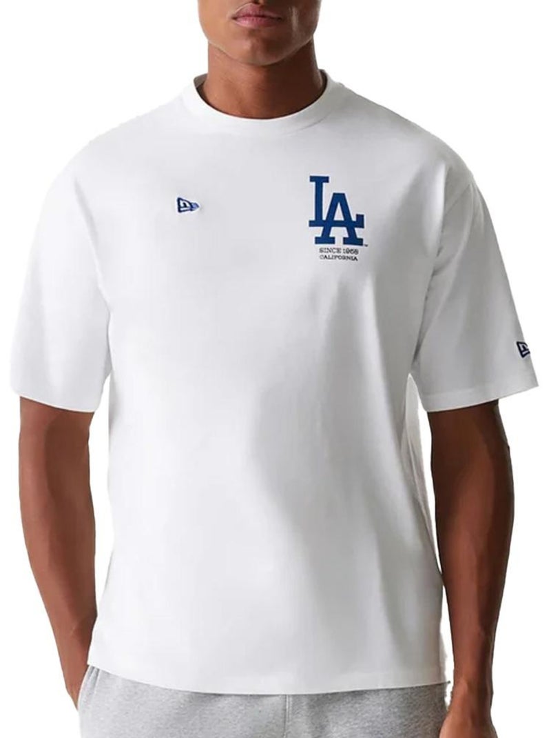 New Era Heren Baseball T-Shirt Wit Wit - Kiabi