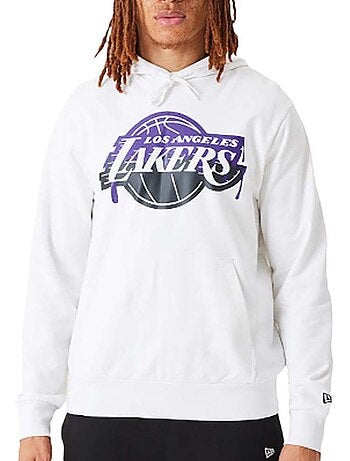 New era heren hoodie wit