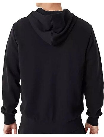 New era heren zwarte hoodie met rits 60348866