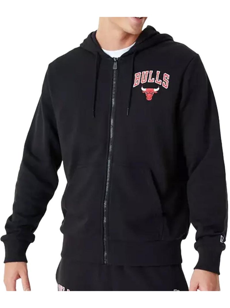 New Era Heren Zwarte Hoodie met Rits 60348866 Zwart - Kiabi