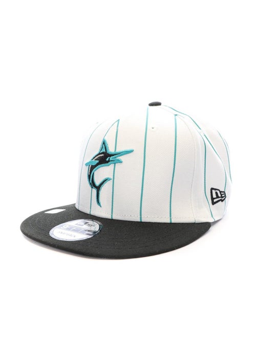 New Era Miami Marlins Herenpet Wit/Blauw/Zwart - Kiabi