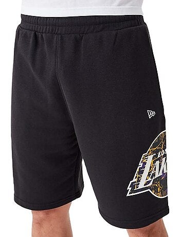 New era nba los angeles lakers short zwart voor heren