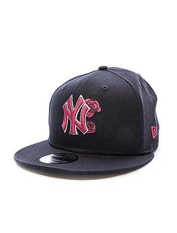 New era seasonal flower zwart/rood herenpet