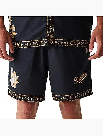 New era taping korte broek zwart voor heren