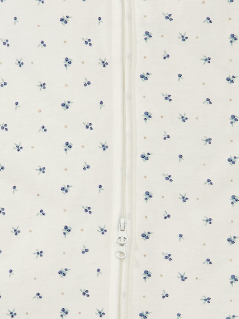 Nid d'ange sans manches avec ouverture zippée - TOG 2 Blanc - Kiabi