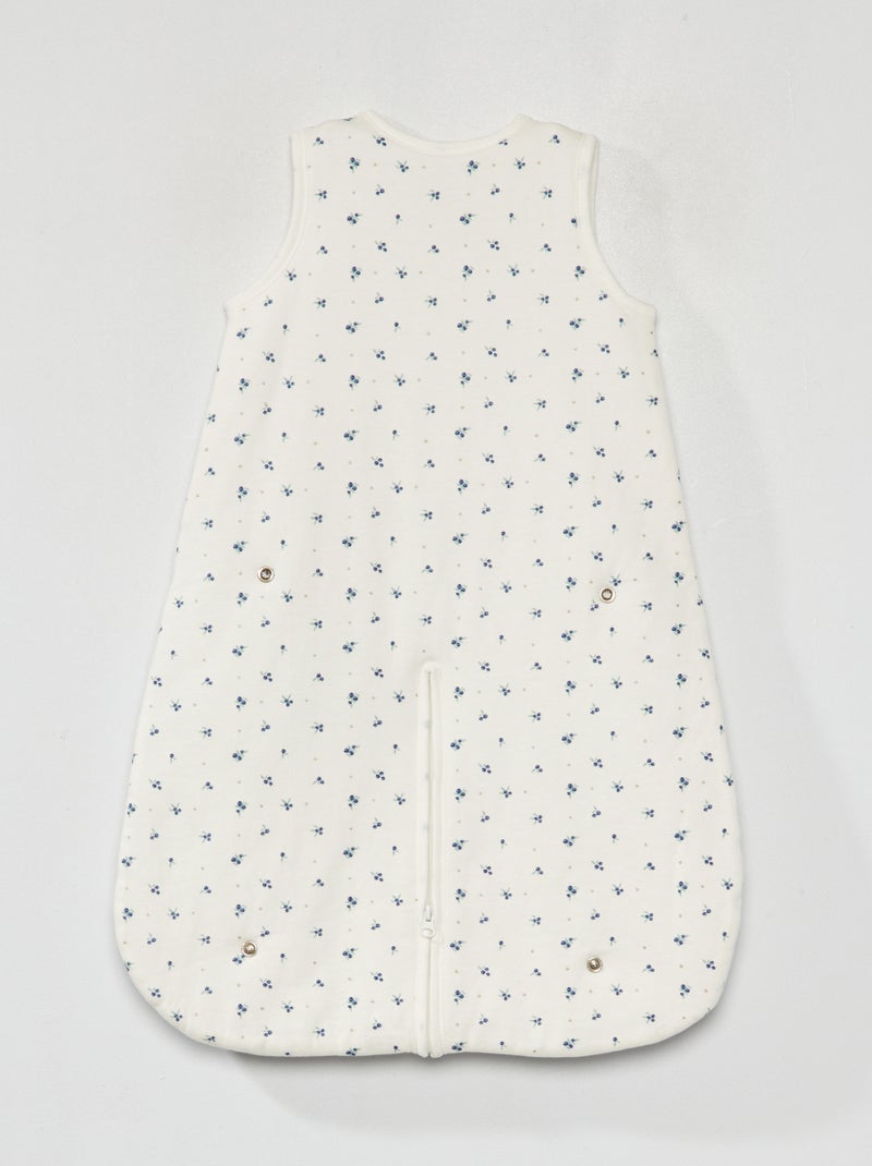Nid d'ange sans manches avec ouverture zippée - TOG 2 Blanc - Kiabi