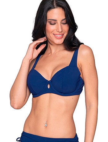 Niet-voorgevormde balconnet bikinitop blue sense