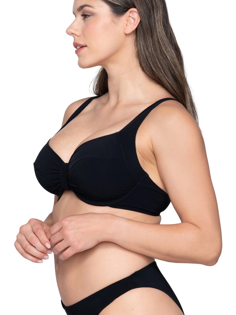 Niet-voorgevormde bikinitop blue sense Zwart - Kiabi