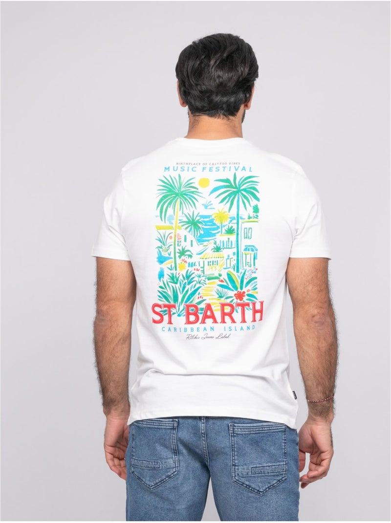 Niframo t-shirt met korte mouwen Ecru - Kiabi