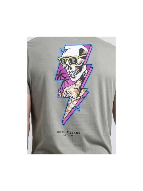 Nikiskull t-shirt met ronde hals van puur katoen - Kiabi Nikiskull t-shirt met ronde hals van puur katoen - Kiabi