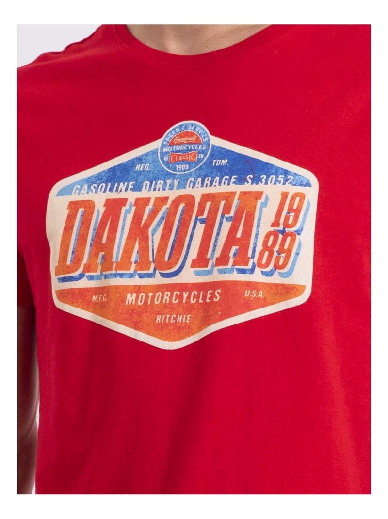 Nikofuga t-shirt met ronde hals Rood - Kiabi