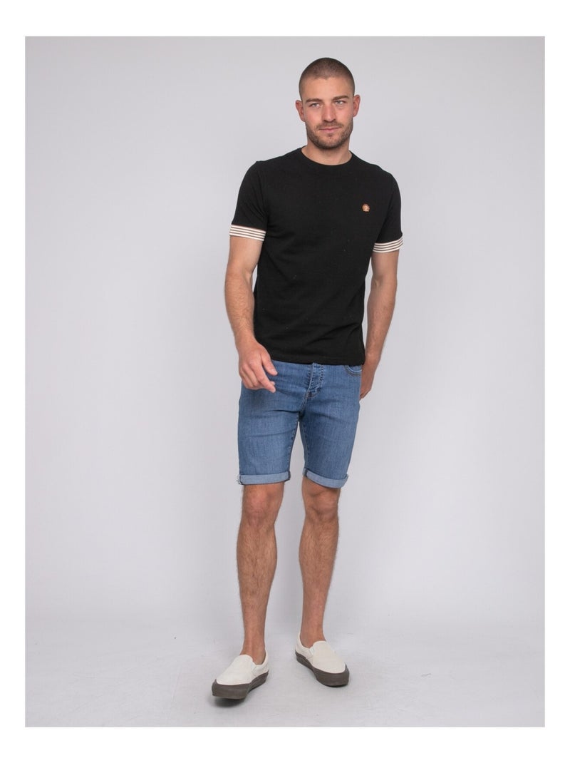 Nilanbal katoenen t-shirt Zwart - Kiabi