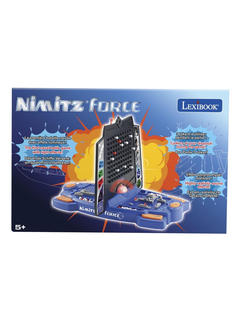 Nimitz® force - electronic seabattle game met verlichting en geluid effecten Blauw - Kiabi