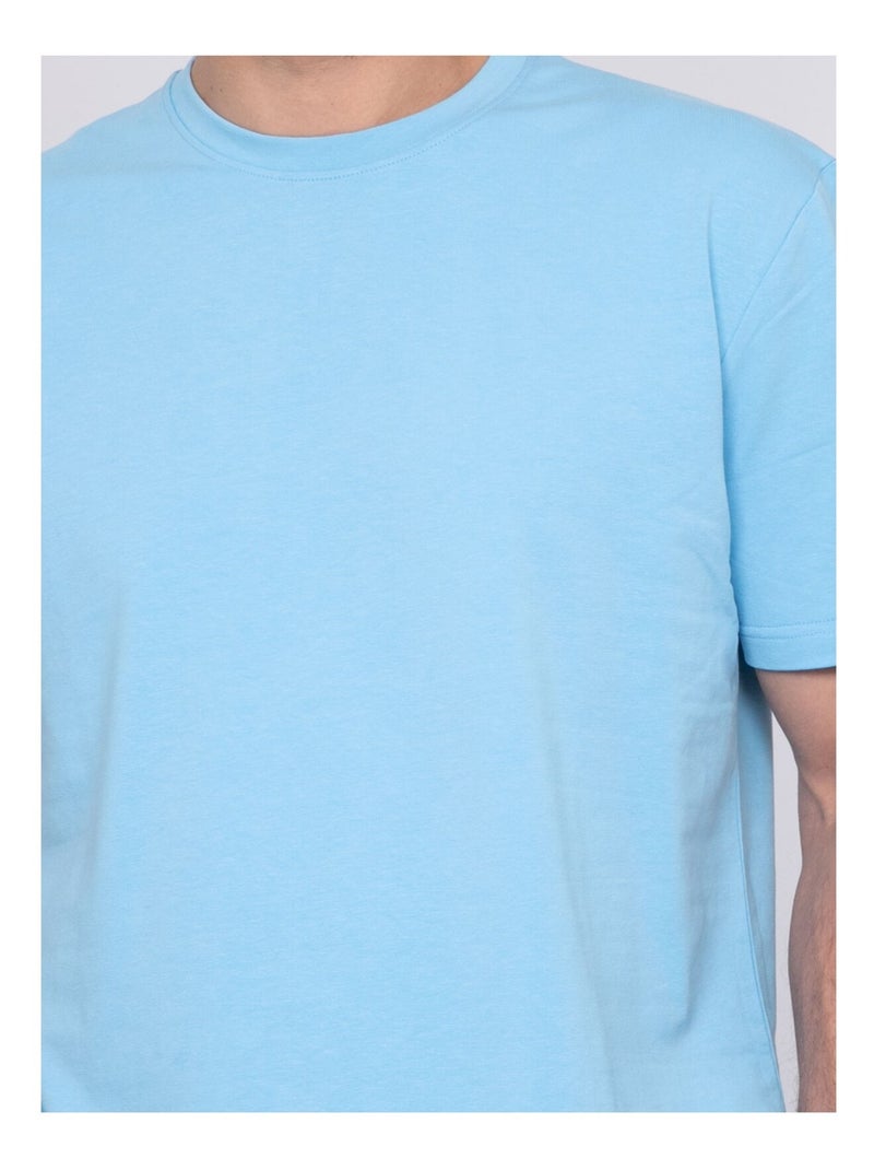 Nimy oversized t-shirt Hemelsblauw - Kiabi