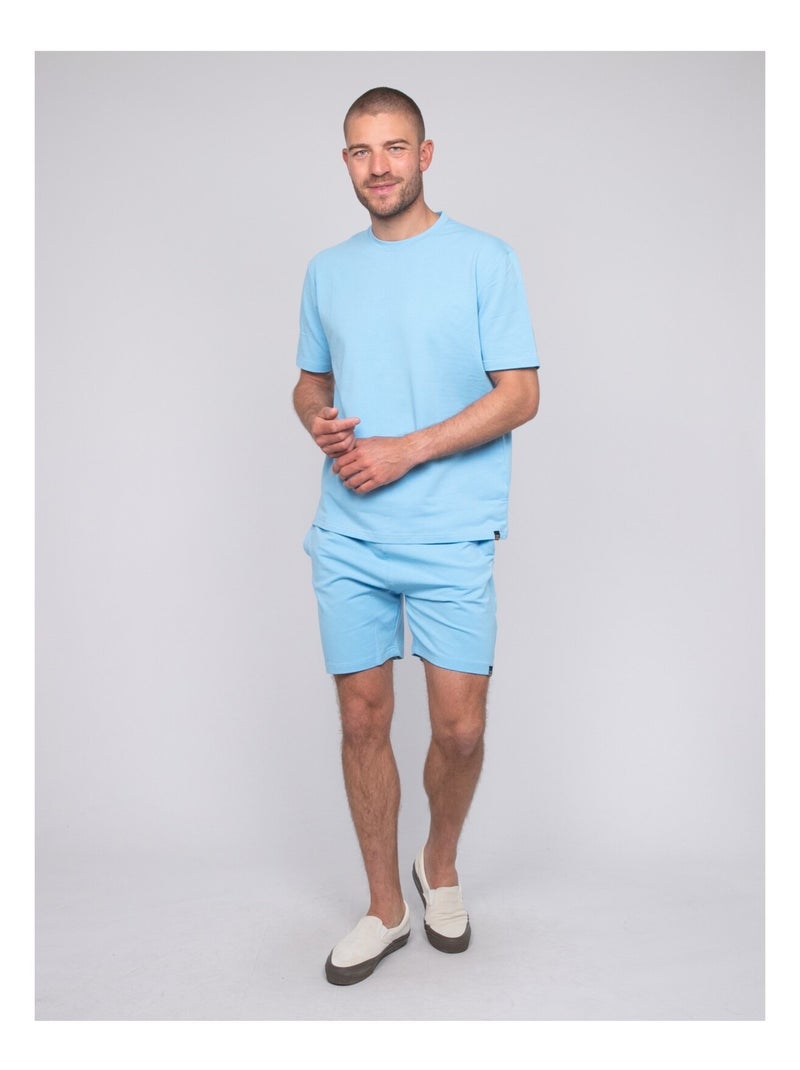 Nimy oversized t-shirt Hemelsblauw - Kiabi