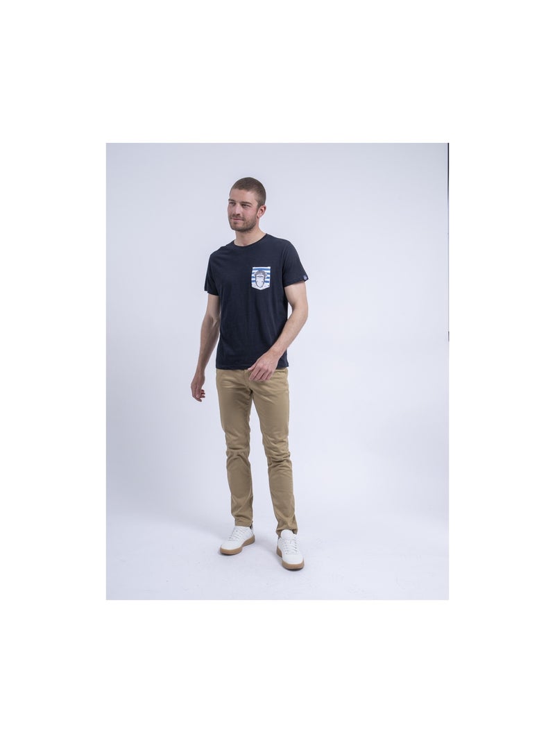 Ninjatol t-shirt met ronde hals Marineblauw - Kiabi