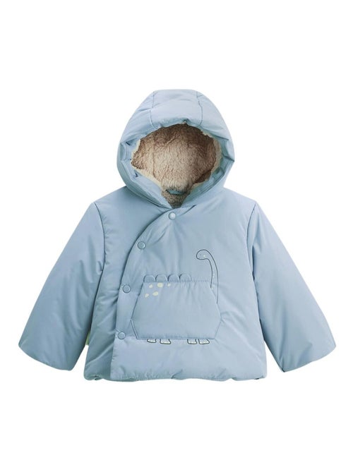 Nino waterdichte babydonsjas met sherpa voering en capuchon. - Kiabi