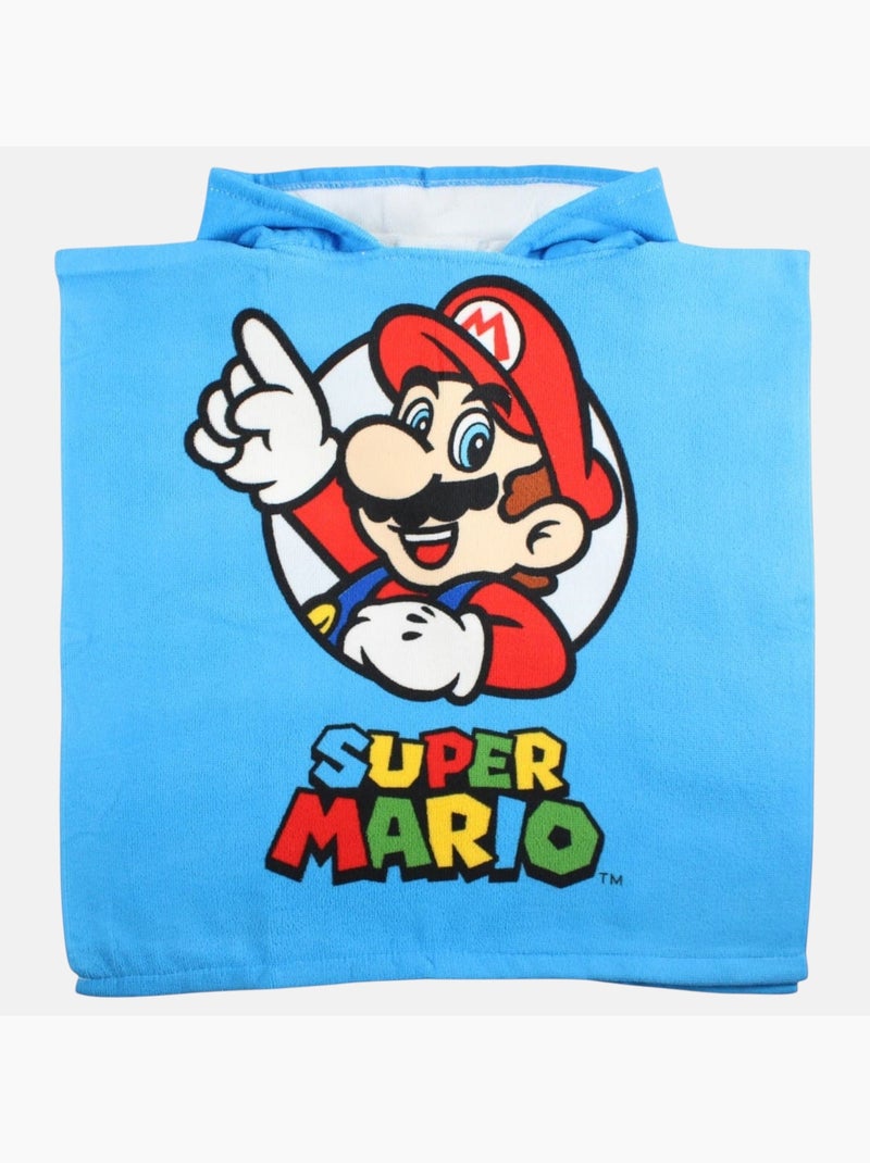 Nintendo - Poncho Mario jongen Blauw - Kiabi
