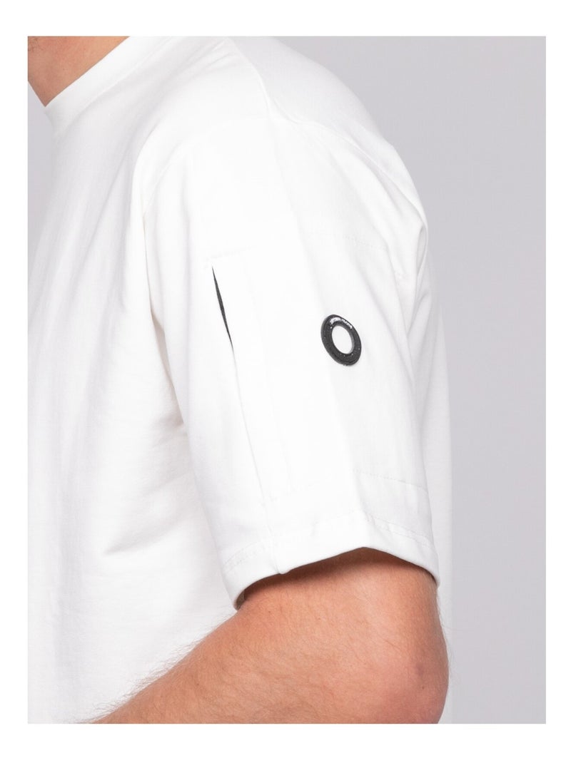 Nipara oversized katoenen t-shirt Ecru - Kiabi