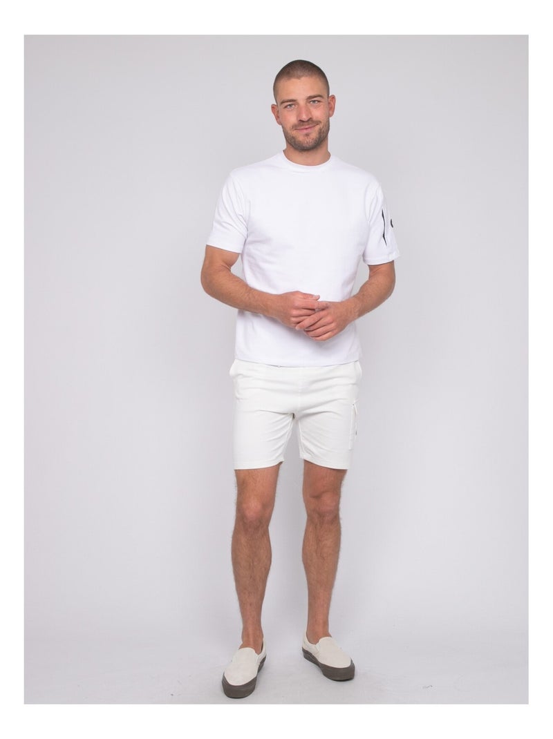 Nipara oversized katoenen t-shirt Wit - Kiabi