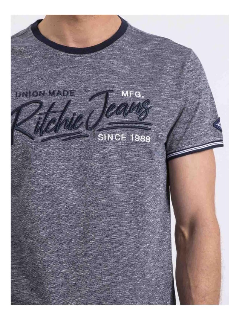 Niradam t-shirt met ronde hals Marineblauw - Kiabi