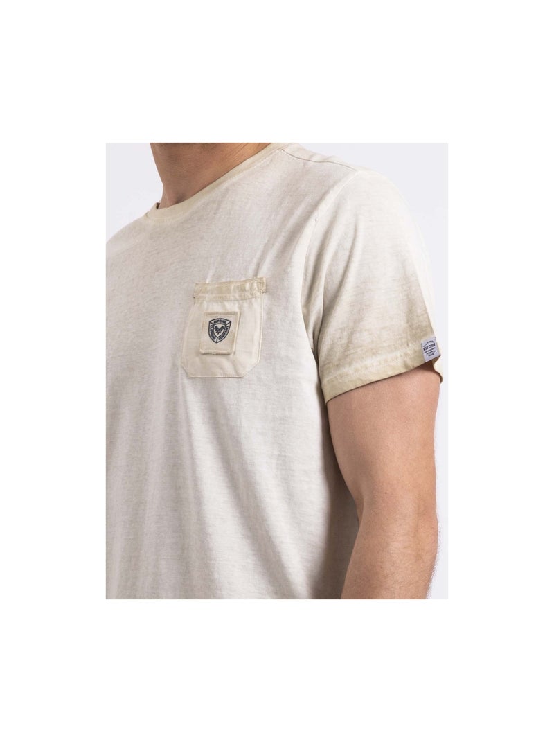 Niravelo t-shirt met ronde hals Beige - Kiabi