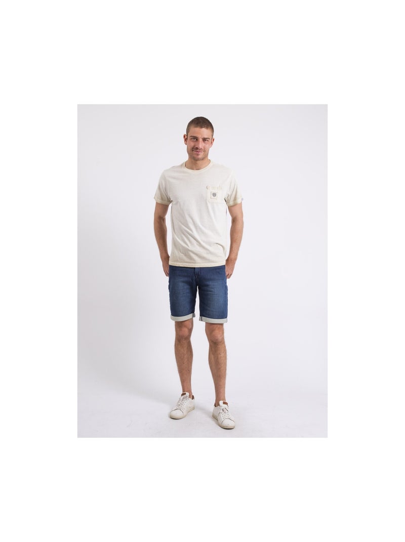 Niravelo t-shirt met ronde hals Beige - Kiabi