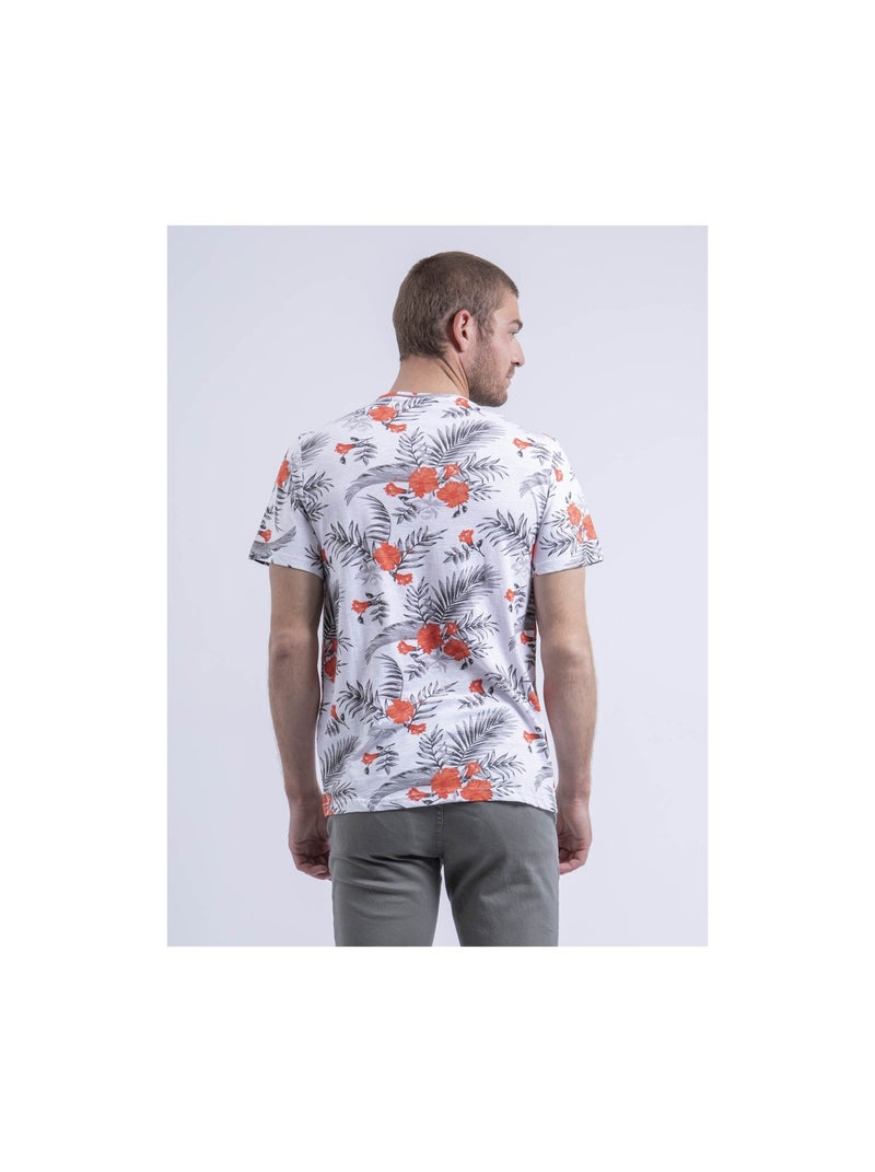 Niritix t-shirt met ronde hals Koraaloranje - Kiabi