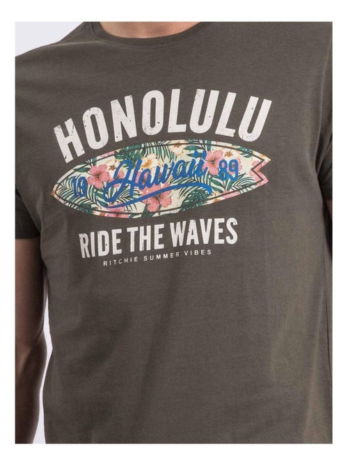 Niroulio t-shirt met ronde hals - Kiabi Niroulio t-shirt met ronde hals - Kiabi