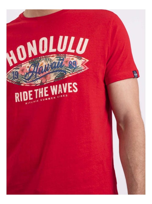 Niroulio t-shirt met ronde hals - Kiabi Niroulio t-shirt met ronde hals - Kiabi