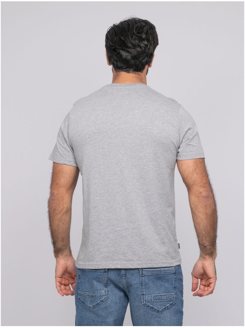 Nitracol t-shirt met korte mouwen Gemêleerd grijs - Kiabi