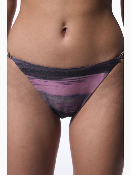 Nixie bikinislip met zijstreep en gesp penti - Kiabi