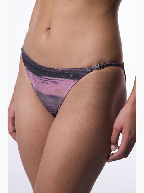 Nixie bikinislip met zijstreep en gesp penti - Kiabi