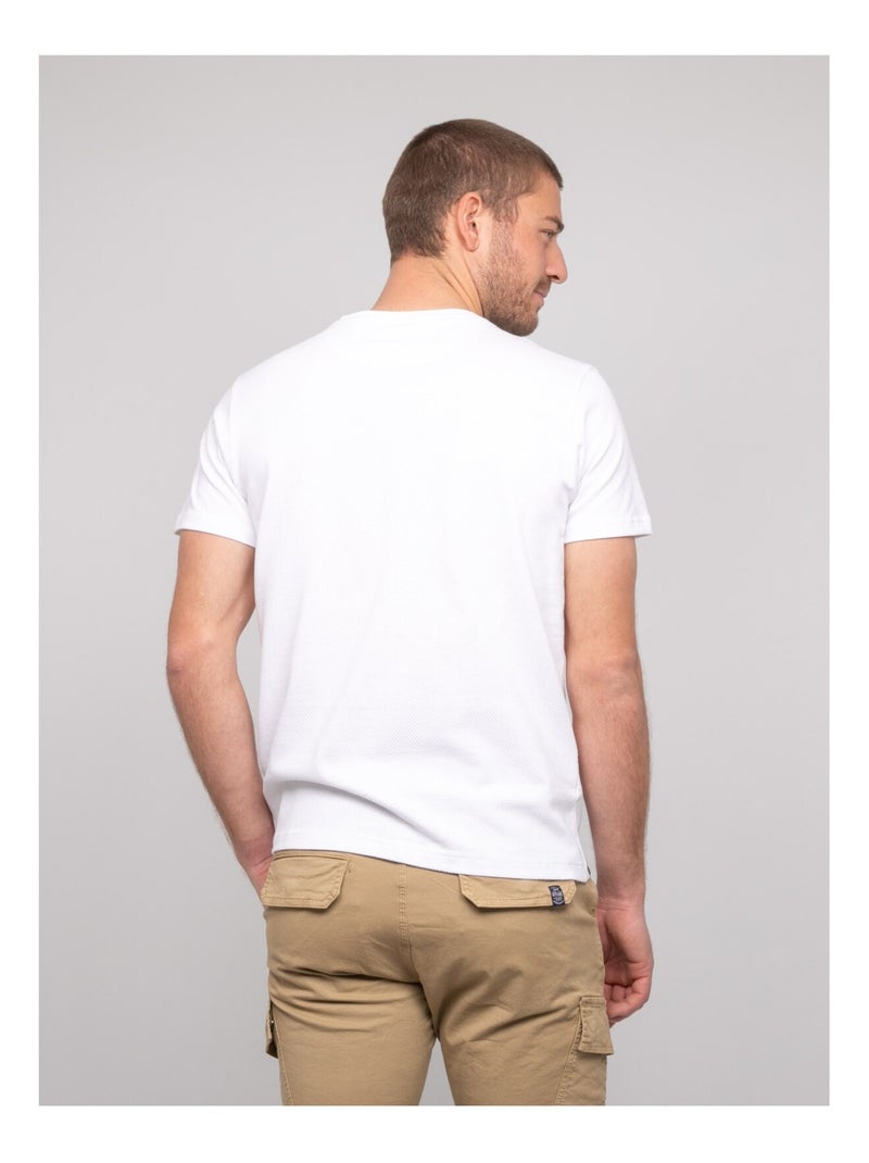 Nocera katoenen t-shirt Wit - Kiabi