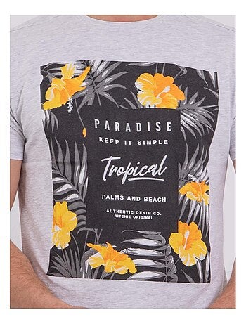 NOCTAVIO T-shirt met korte mouwen, ronde hals en gemaakt van puur katoen.