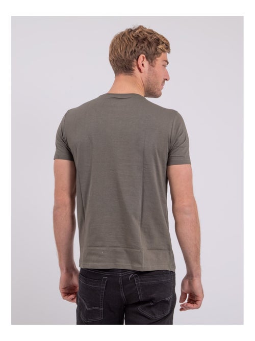 NOCTAVIO T-shirt met korte mouwen, ronde hals en gemaakt van puur katoen. - Kiabi