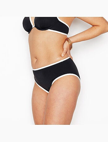 Noeli badpak hoge slip zwart