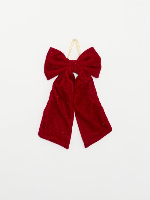 Nœud pailleté en textile - Kiabi