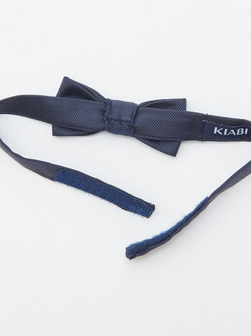 Nœud papillon à scratch Bleu - Kiabi