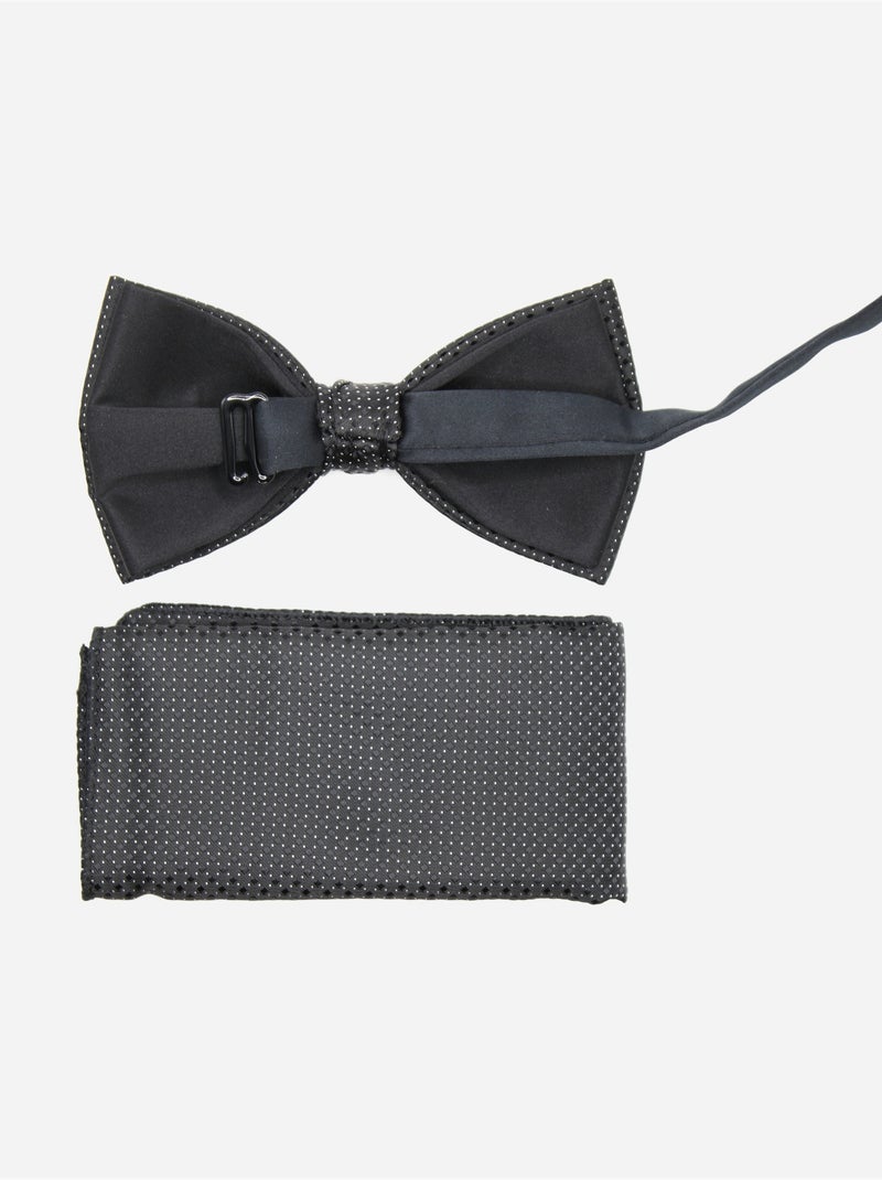 Noeud Papillon en coffret - Yves Enzo Noir - Kiabi