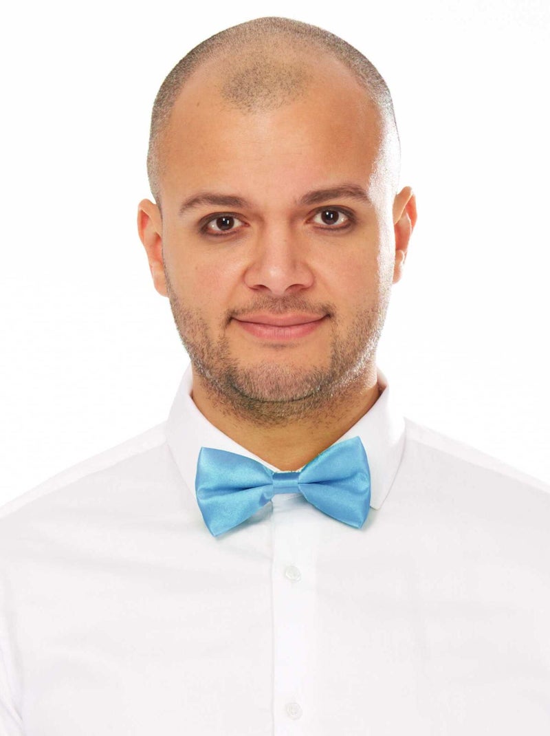 Noeud papillon fluo bleu - Kiabi