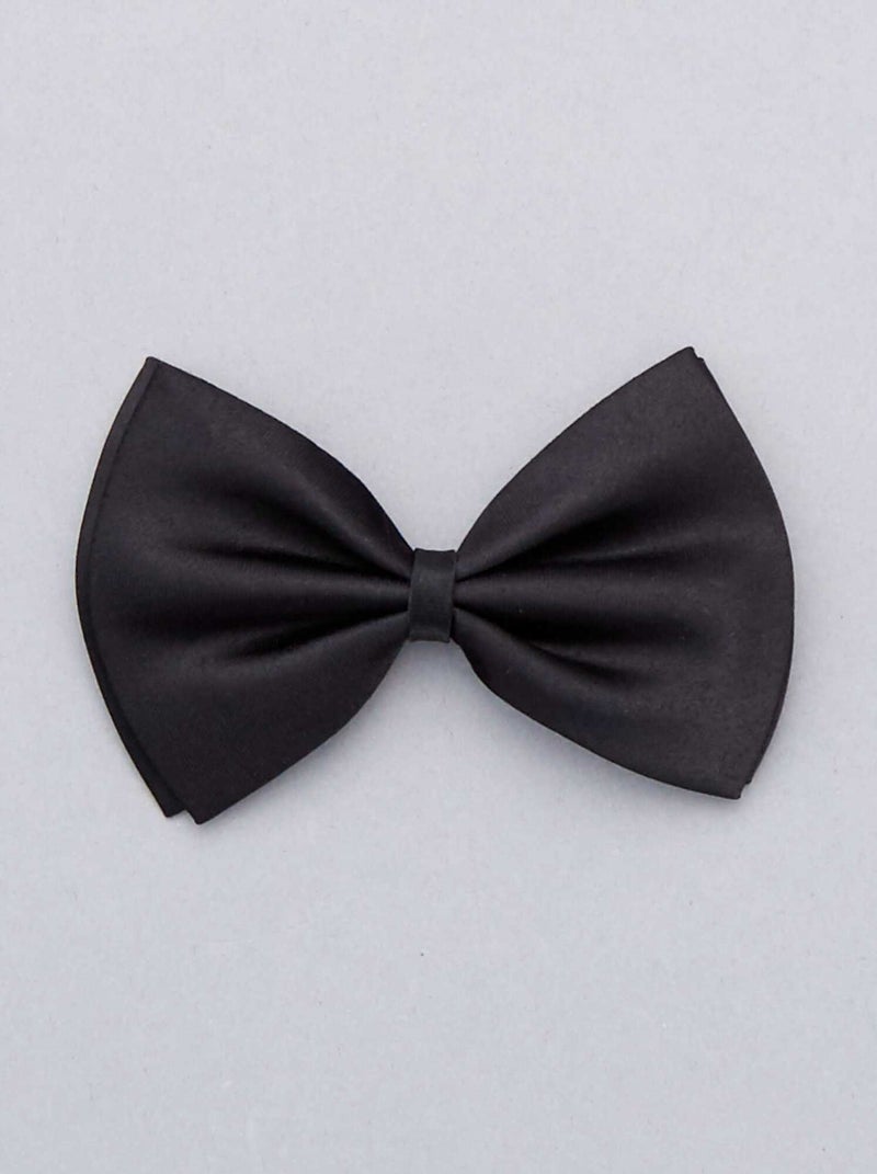 Noeud papillon uni noir - Kiabi
