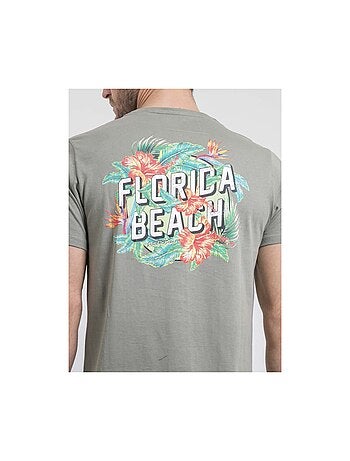 Nogozo t-shirt met ronde hals van puur katoen